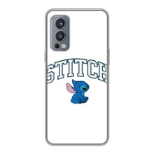 Чехол с принтом Стич на OnePlus Nord 2 (Стич лого)