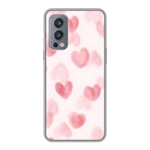 Чехол с розовым рисунком для OnePlus Nord 2