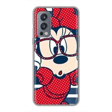 Эксклюзивный чехол для OnePlus Nord 2 (AlphaPrint - Мультяшные) (Маус в очках)