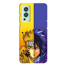 Купить Чехлы на телефон с принтом Anime для ВанПлас Норд 2 – Naruto Vs Sasuke