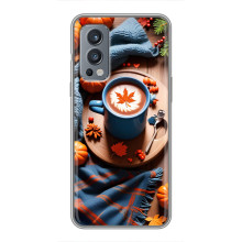 Чохол з унікальним дизайном 'Осінь з кавою' для OnePlus Nord 2 – Кава і гарбузики