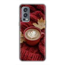 Чохол з унікальним дизайном 'Осінь з кавою' для OnePlus Nord 2 – Кава на ковдрі