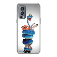 Силиконовый чехол с принтом Зоотрополіс для OnePlus Nord 2 – Змея Зоо