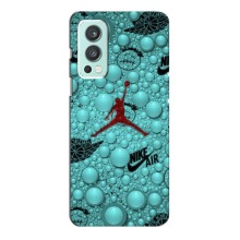 Силиконовый Чехол Nike Air Jordan на ВанПлас Норд 2 (Джордан Найк)