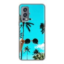 Силиконовый чехол с КАРТИНКАМИ лето для OnePlus Nord 2 (AlphaPrint) – Взгляд лето