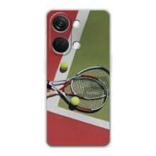 Чехлы с принтом Спортивная тематика для OnePlus Nord 3 5G – Ракетки теннис