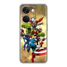 Чехол МАРВЕЛ для ВанПлас Норд 3 5G (AlphaPrint) – Герои Марвел