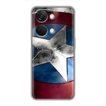 Чехол МАРВЕЛ для ВанПлас Норд 3 5G (AlphaPrint) – Щит Капитана Америки