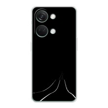 Чехол с картинками на черном фоне для OnePlus Nord 3 5G (Дорога)