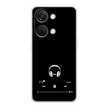 Чехол с картинками на черном фоне для OnePlus Nord 3 5G (Плеер)