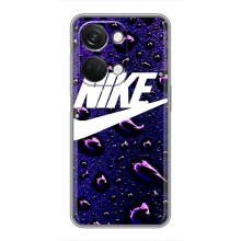 Чехол с логотипом Найк на OnePlus Nord 3 5G – Найк на фиолетовом