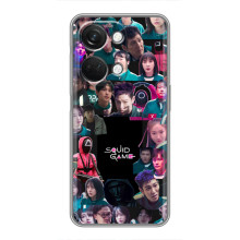 Чехол Гра в кальмара для OnePlus Nord 3 5G – Коллаж игры кальмара