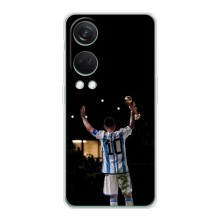 Чехлы Лео Месси Аргентина для OnePlus Nord 4 (Лео Чемпион)