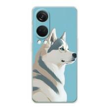 Чехол с Хаски для OnePlus Nord 4 - (AlphaPrint) (Хаски арт)