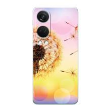 Чехол с картинкой (Стильные) для ВанПлас Норд 4 - (AlphaPrint) (Одуванчик)