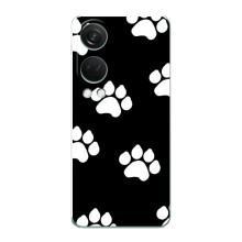 Чехлы с собаками для OnePlus Nord 4 (VPrint) (Следы собаки)