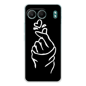 Чехлы (Знак сердечка) на OnePlus Nord 4 – Сердце на черном