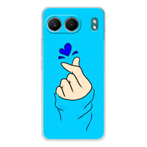Чехлы (Знак сердечка) на OnePlus Nord 4 – Сердце на синем
