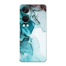 Чохол для OnePlus НоРД 4 - з принтом (Дизайнерські) (AlphaPrint) (Бірюзовий мрамор)