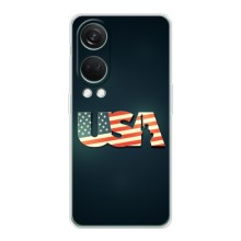 Чехол Флаг USA для OnePlus Nord 4 – USA