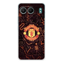 Чехол Манчестер Юнайтед для ВанПлас Норд 4 (AlphaPrint) (эмблема МЮ)