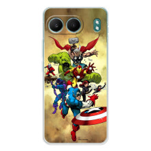 Чохол МАРВЕЛ для OnePlus НоРД 4 (AlphaPrint) – Герої Марвел