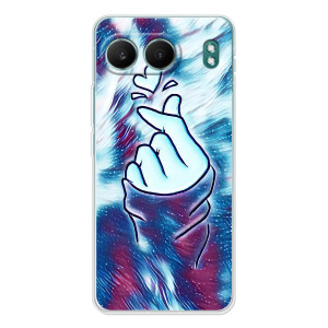 Чехол с принтом для OnePlus Nord 4 (AlphaPrint - Знак сердечка)