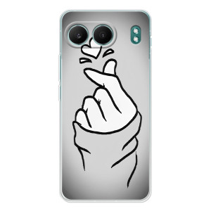 Чехол с принтом для OnePlus Nord 4 (AlphaPrint - Знак сердечка)