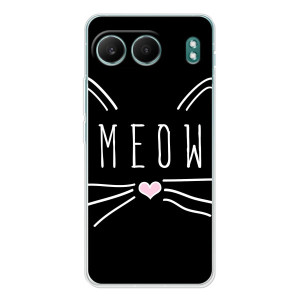Бампер с изображением Котиков для ВанПлас Норд 4 (КОТИК MEOW)