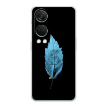 Чехол с картинками на черном фоне для OnePlus Nord 4 (Листочек)