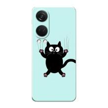 Чехол с принтом для OnePlus Nord 4 (AlphaPrint) Модные коты (Падающий кот)
