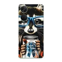 Чохол з принтом для OnePlus НоРД 4 - (Прикольні) (AlphaPrint) (Єнот з банкою)