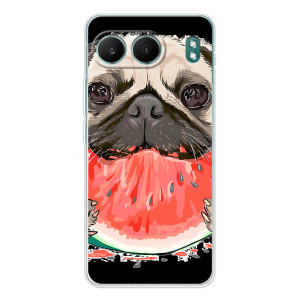 Чехол (ТПУ) Милые собачки для OnePlus Nord 4 – Смешной Мопс