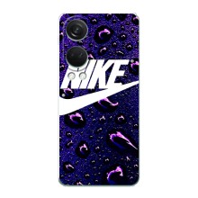 Чехол с логотипом Найк на OnePlus Nord 4 – Найк на фиолетовом