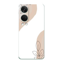 Силконовий чохол з принтом в квітах на OnePlus Nord 4 (Нюдовий дизайн)