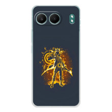 Naruto Anime Чехлы для ВанПлас Норд 4 (AlphaPrint) – золотой Наруто