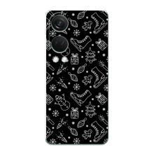 Новорічні, Святкові Чохли для OnePlus Nord 4 - 2024 год (Новорічний фон)