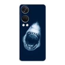 Силиконовый бампер с картинкой животных для OnePlus Nord 4 (Пасть Акулы)