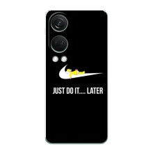 Силиконовый Чехол на OnePlus Nord 4 с картинкой Nike – Later