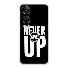 Силиконовый Чехол на OnePlus Nord 4 с картинкой Nike (Never Give UP)