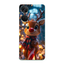 Яскравий чохол для OnePlus Nord 4 з Зимові Оленята – Олень з шарфом