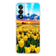 Чехлы с картинкой (Тюльпаны) на Норд 5