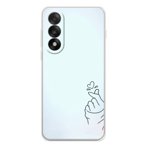 Чохол (Знак сердечка) для OnePlus Nord 5 – Сердечко на блакитному