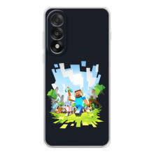 Чехол Майнкрафт на OnePlus Nord 5 (AlphaPrint) Minecraft (персонажи Minecraft)