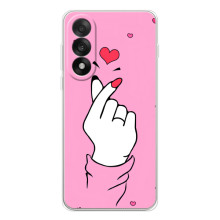 Чехол с принтом для OnePlus Nord 5 (AlphaPrint - Знак сердечка) (Знак Love)