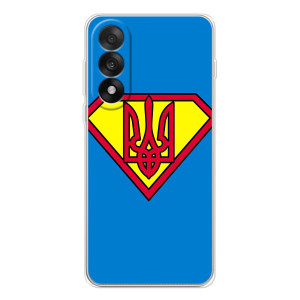 Чохол з картинкою (Патріотичний ГЕРБ) на OnePlus Nord 5 (Герб - супер герой)