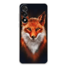 Чохол з принтом лисички  – Лисиця на чорному