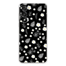 Чехлы с тематикой "ЦВЕТЫ" на OnePlus Nord 5 (цветение на чорном)