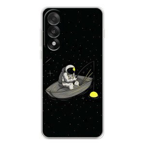 Силиконовый Чехол с принтом "Космонавты" на OnePlus Nord 5 – Космонавт на рыбалке