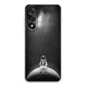 Силиконовый Чехол с принтом "Космонавты" на OnePlus Nord 5 – Космонавт романтик